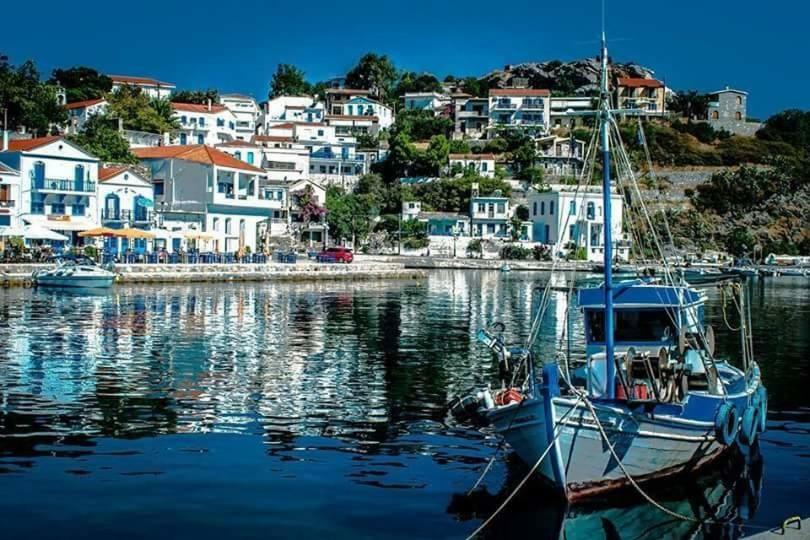 에브딜로스 Panoramma Hause, Kampos Evdilou,Ikaria 아파트 외부 사진