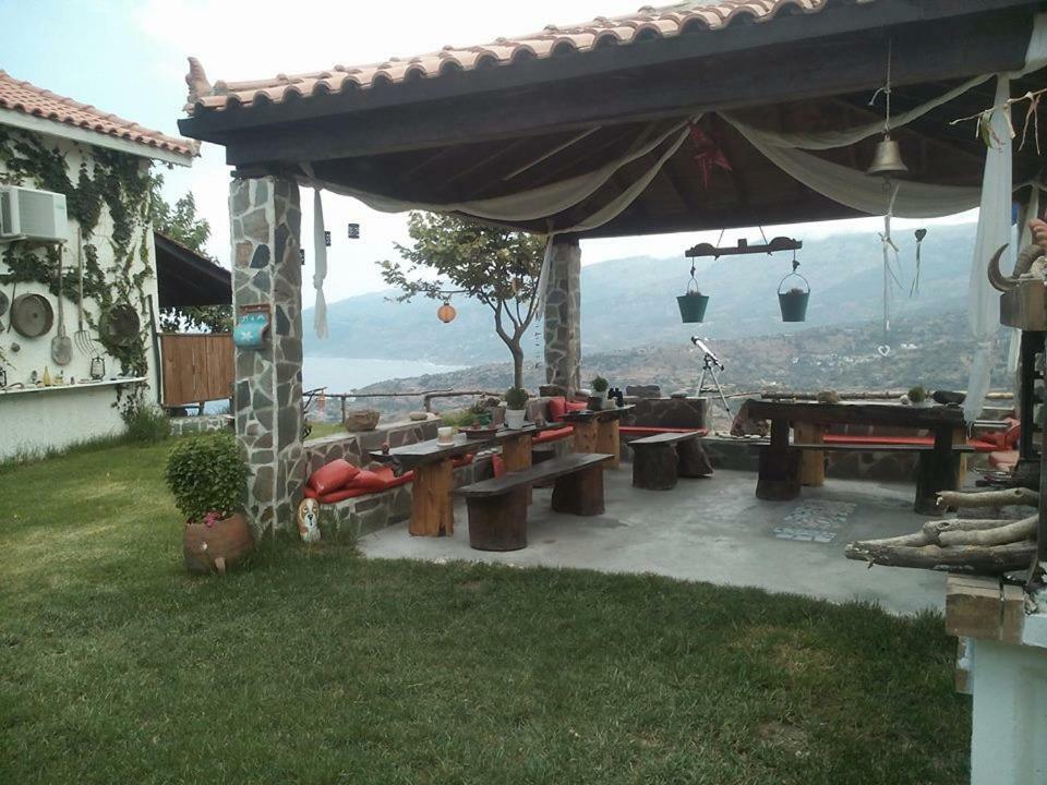 에브딜로스 Panoramma Hause, Kampos Evdilou,Ikaria 아파트 외부 사진