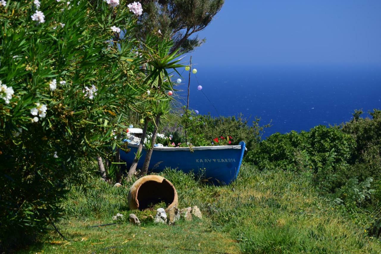 에브딜로스 Panoramma Hause, Kampos Evdilou,Ikaria 아파트 외부 사진